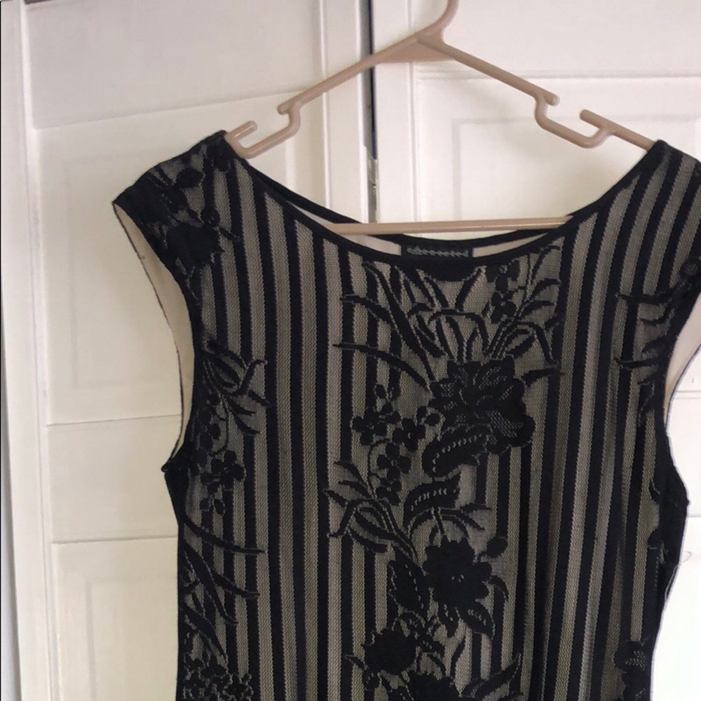 Knee length evening dress